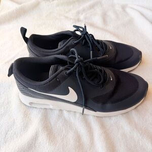 Nike Dark Gray and White Athletic Shoes